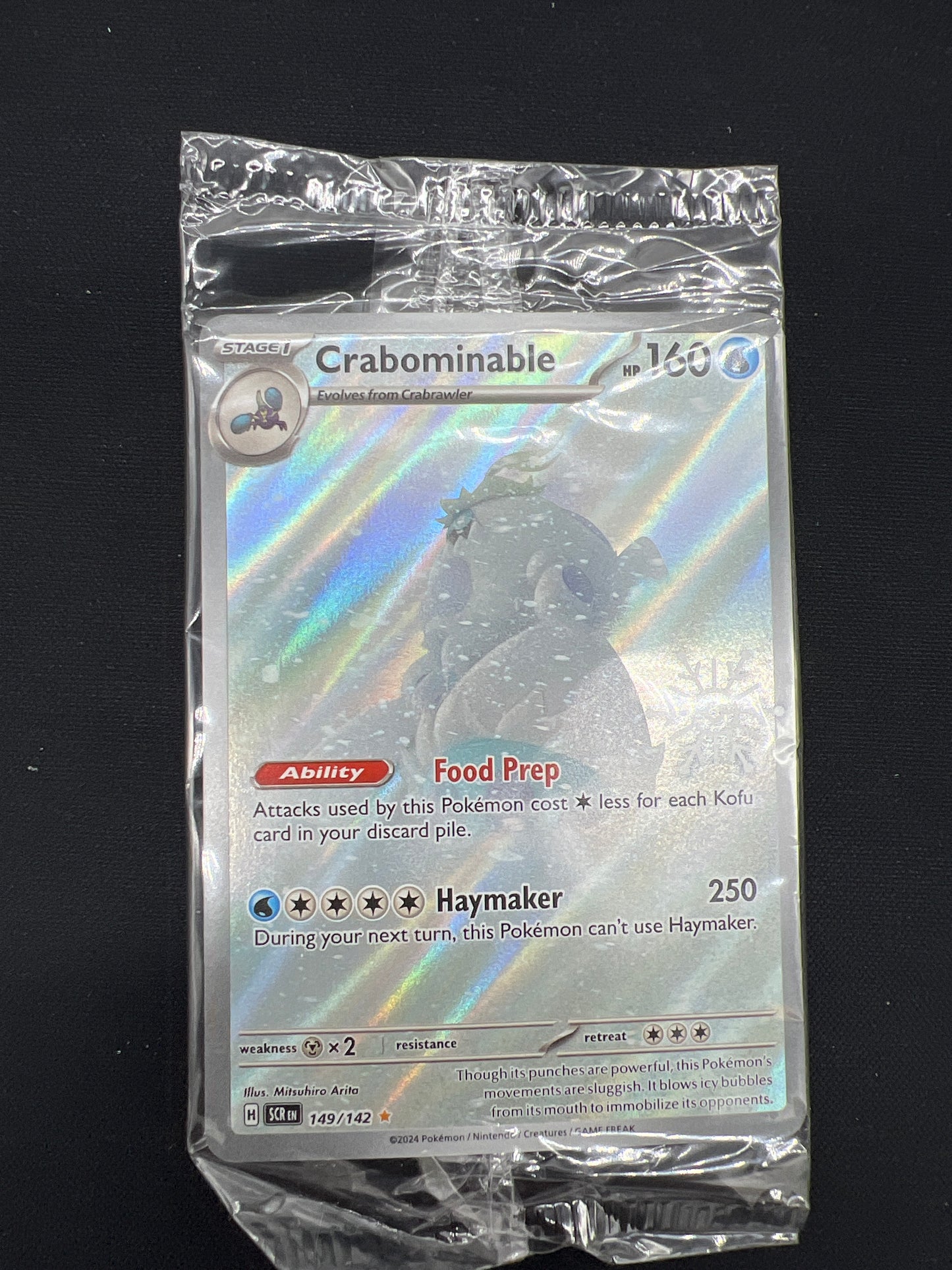 Auction Lot 74: Pokemon Cards Crabominable Sealed Holiday Calendar Stamped SV Promo Conditions Vary