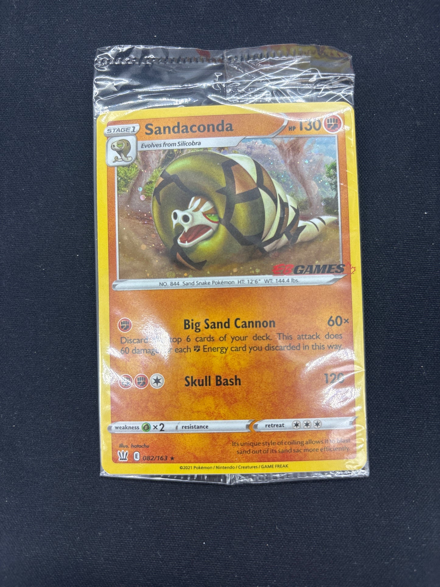 Auction Lot 270: Pokemon Card Sandaconda EB Games Sealed SWSH Promo Conditions Vary