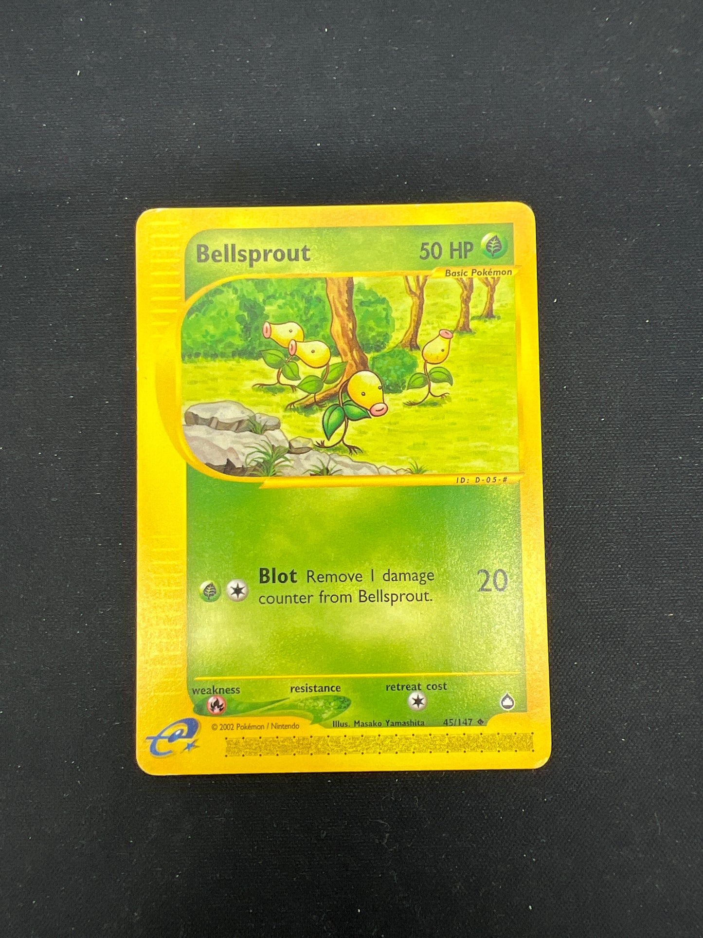 Auction Lot 320: Pokemon Cards Bellsprout Common Aquapolis Condition Vary
