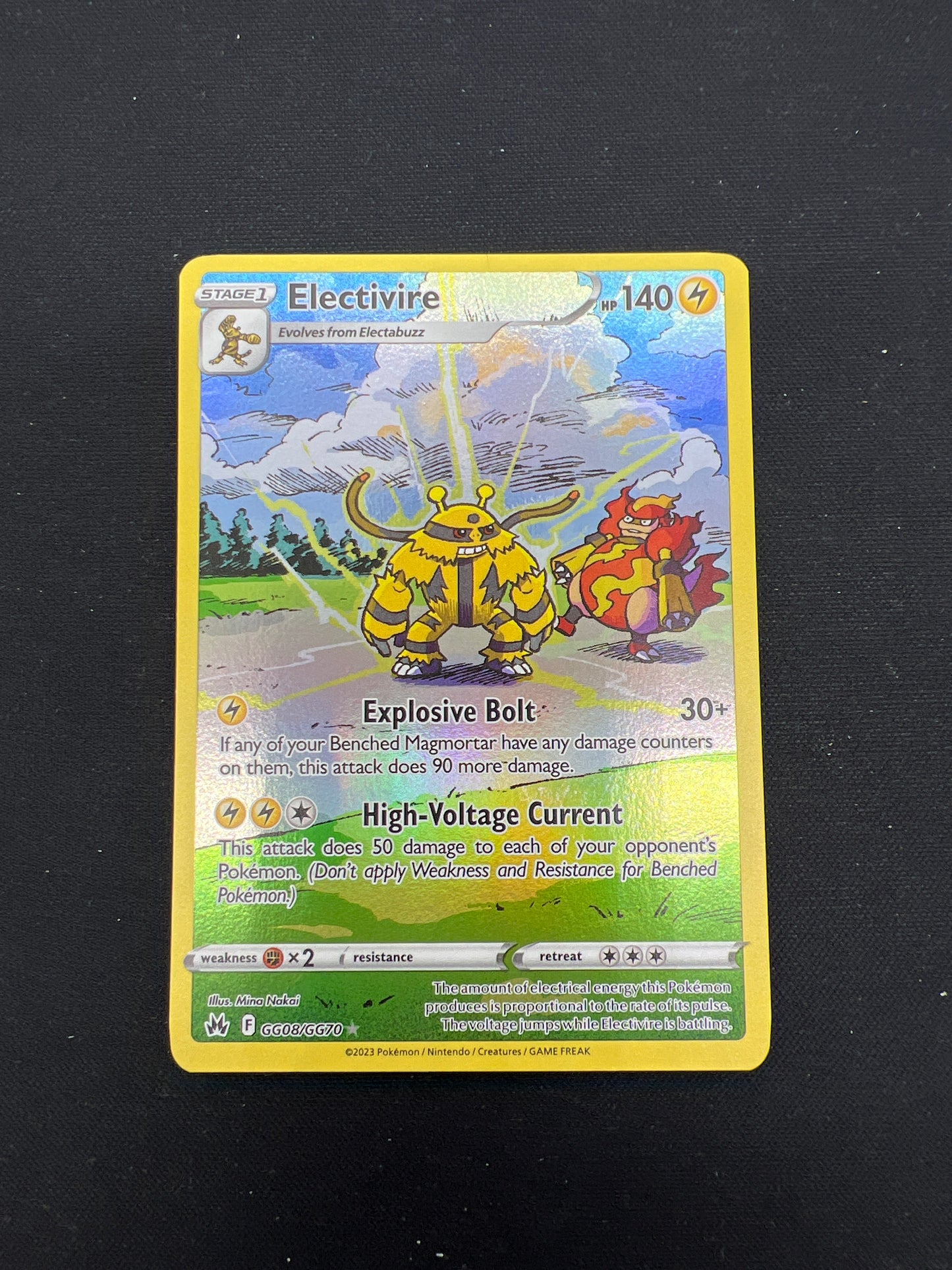 Auction Lot 259: Pokemon Cards Electivire Galarian Gallery Conditions Vary