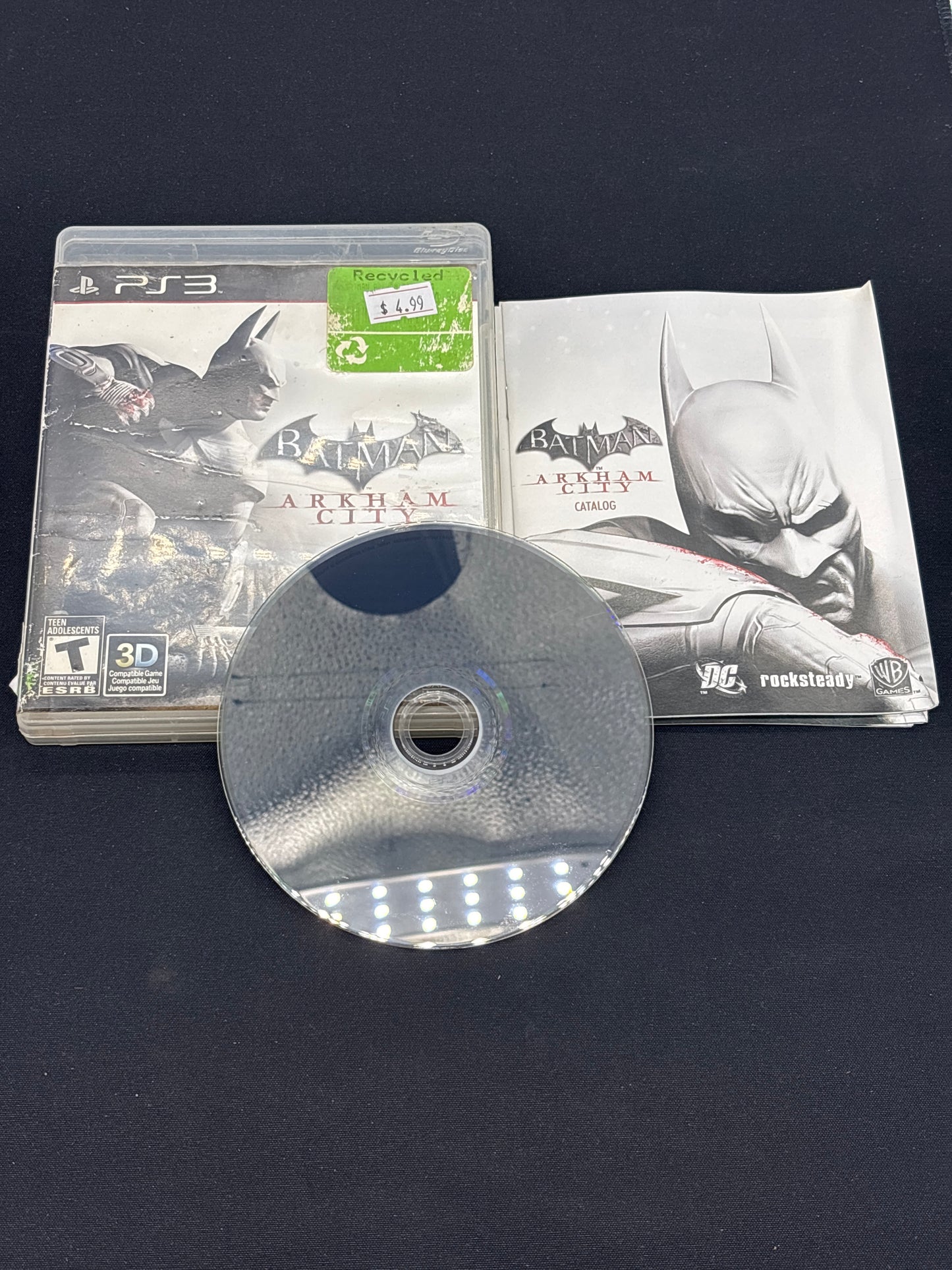 Auction Lot 182: Batman Arkham City Video Game PlayStation 3 CIB