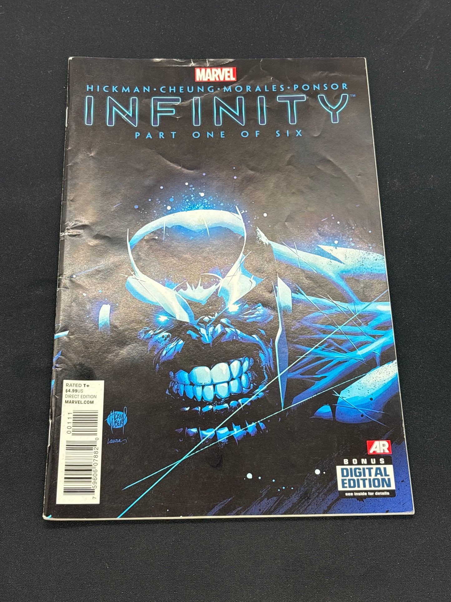 Auction Lot 300: Marvel Comics Infinity Part One Comic Book