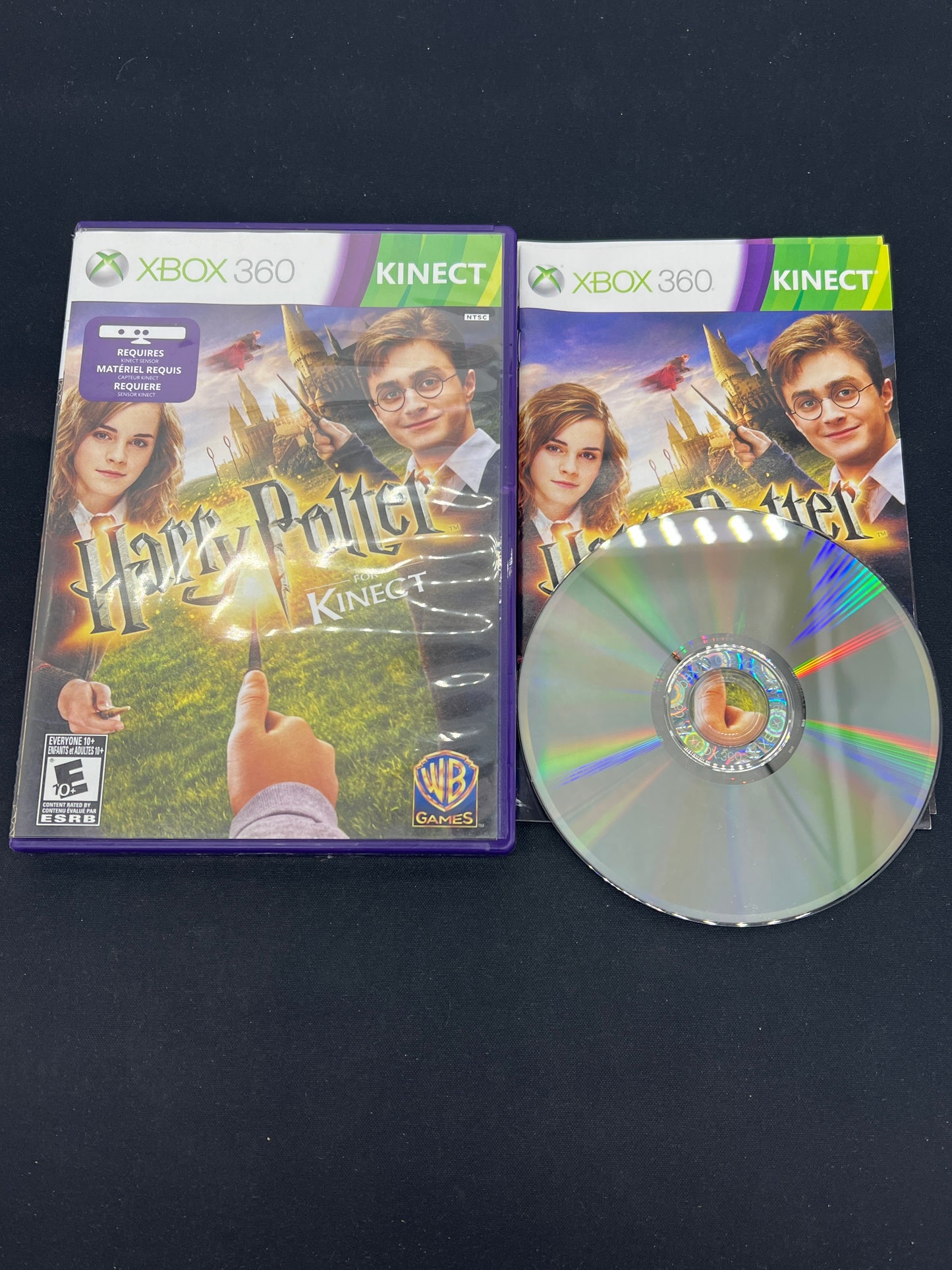 Auction Lot 167: XBOX 360 Video Game Harry Potter Kinect CIB