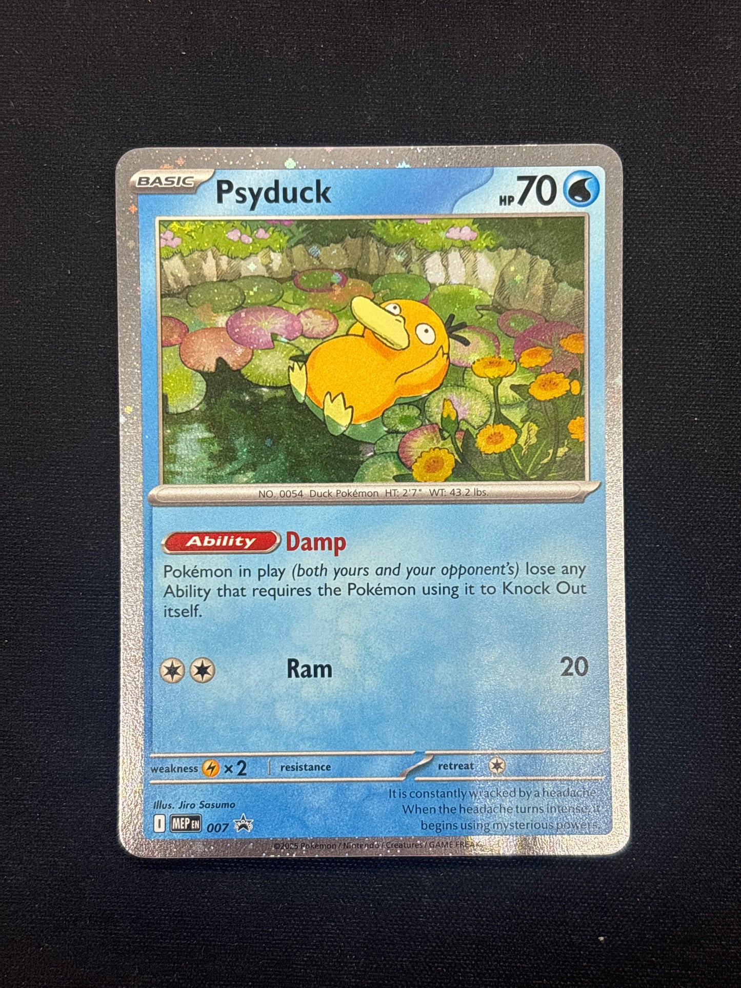 Auction Lot 10: Pokemon Card Psyduck Cosmo Holo Condition Vary