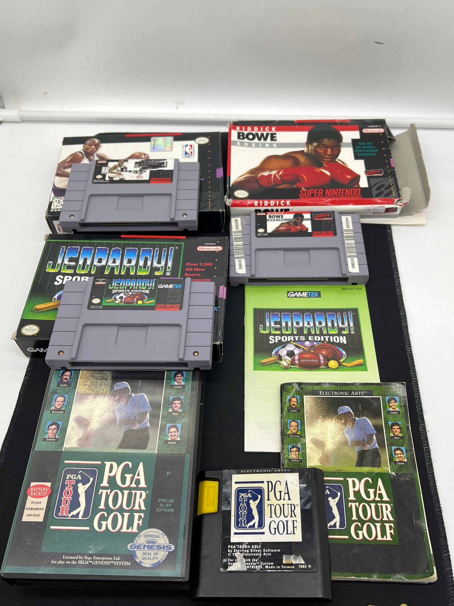 Auction Lot 235: Super Nintendo Assorted Lot of Sport Games