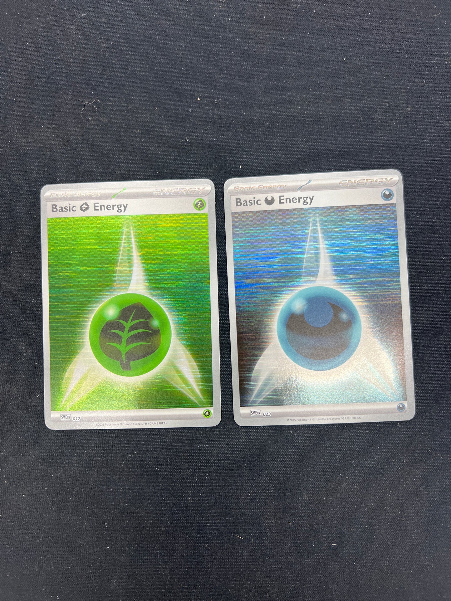 Auction Lot 265: Pokemon SV Black Bolt White Flare Holo Energy Lot Conditions Vary