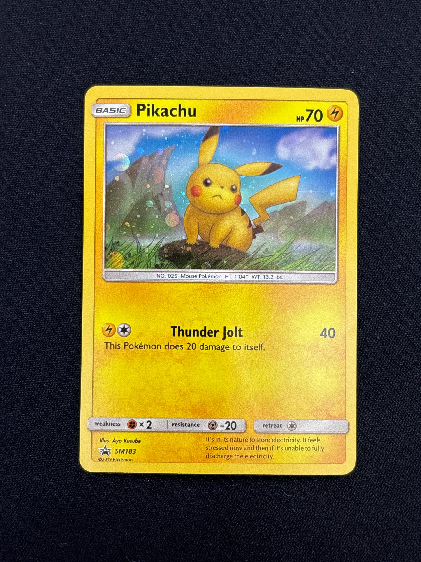 Auction Lot 1: Pikachu Holo Black Star Promo Card Conditions Vary