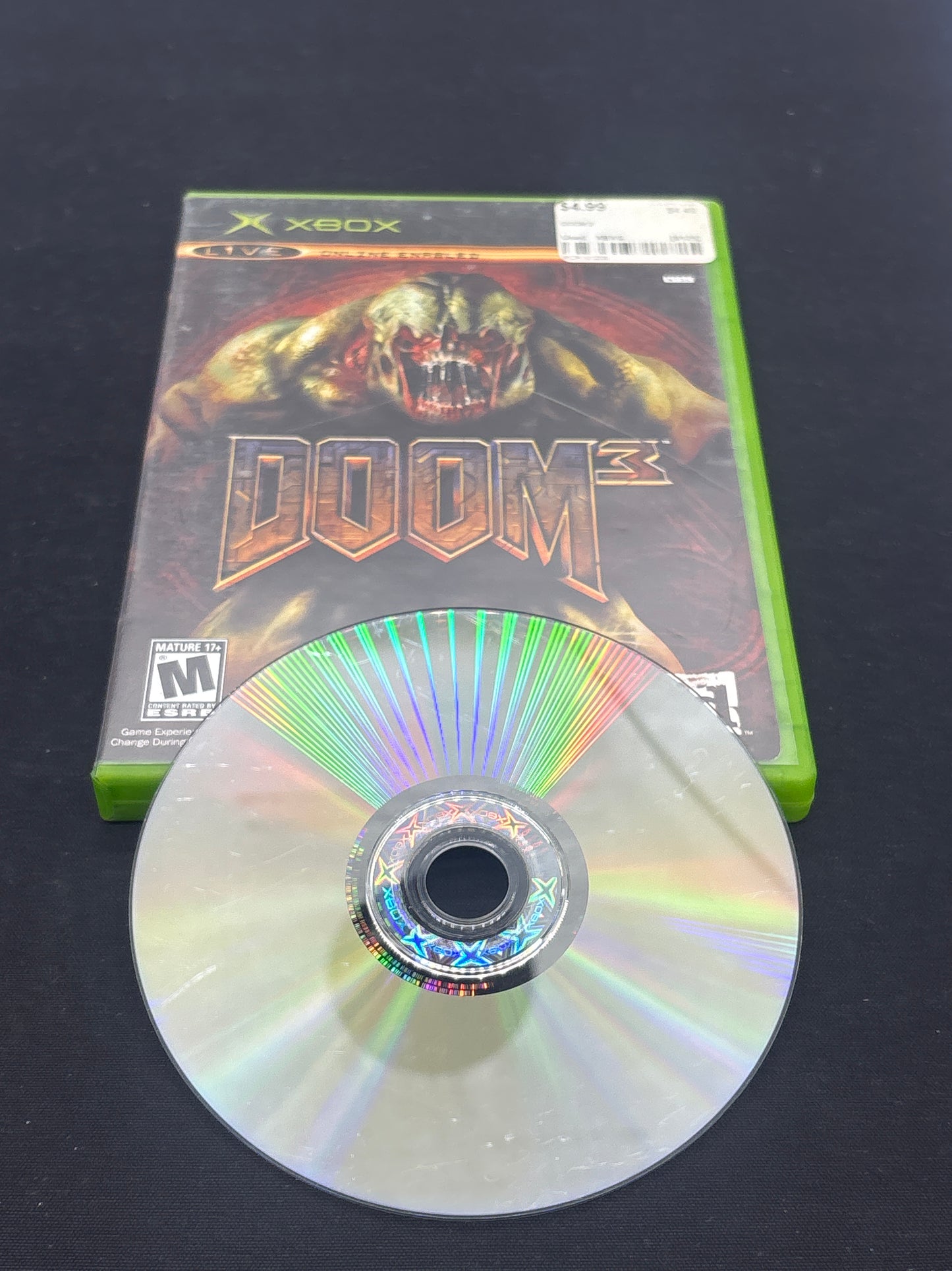 Auction Lot 107: XBOX Video Game DOOM 3