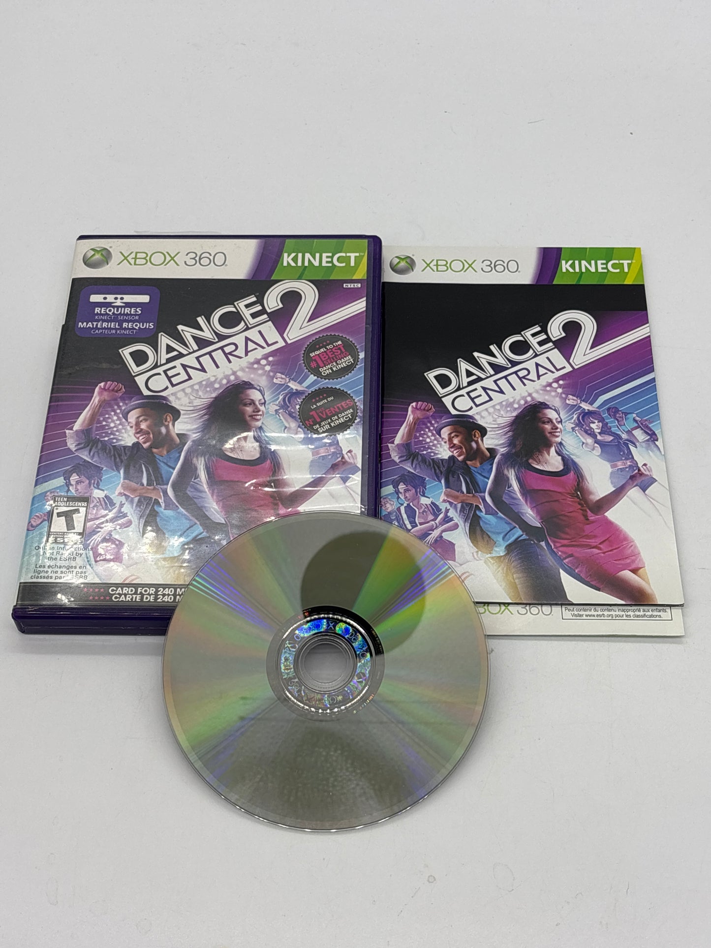 Auction Lot 125: Dance Central 2 Video Game XBOX 360 CIB