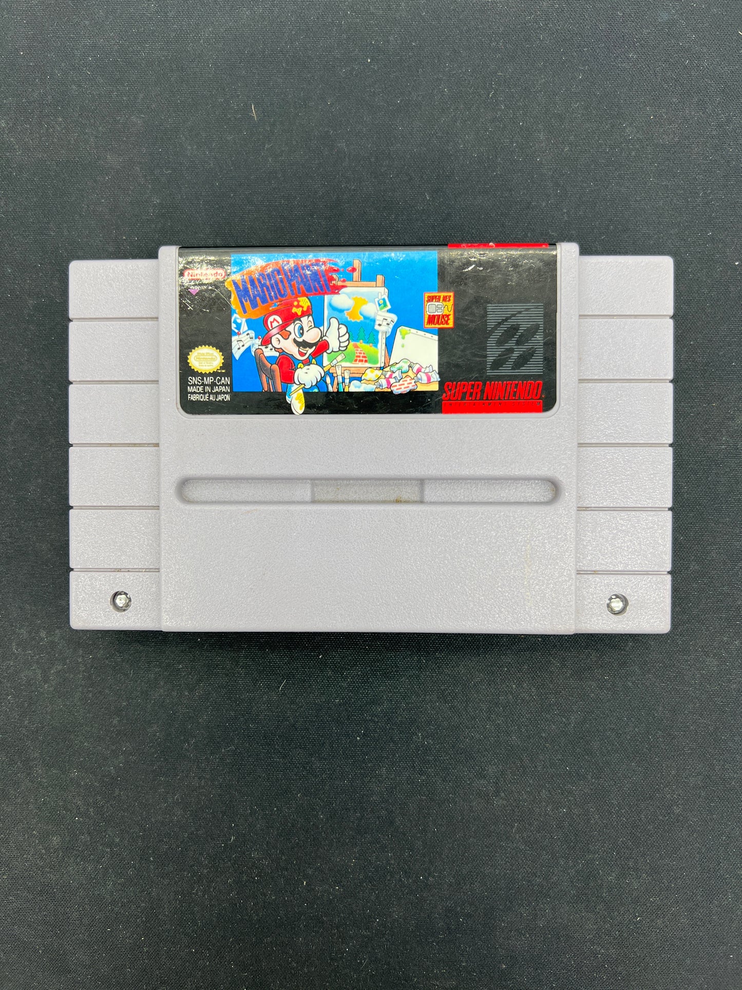 Auction Lot 65: Nintendo SNES Video Game Mario Paint Loose