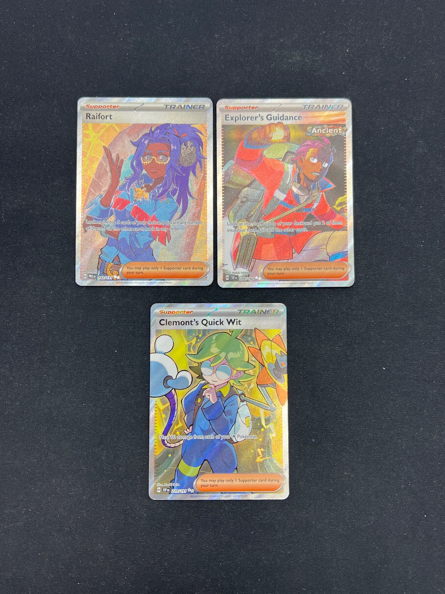Auction Lot 257: Pokemon Cards Assorted Full Art Trainer Lot Conditions Vary