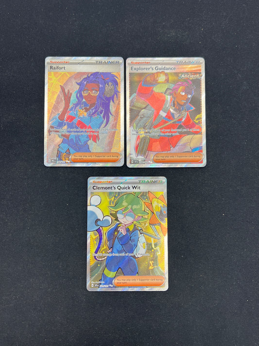 Auction Lot 257: Pokemon Cards Assorted Full Art Trainer Lot Conditions Vary