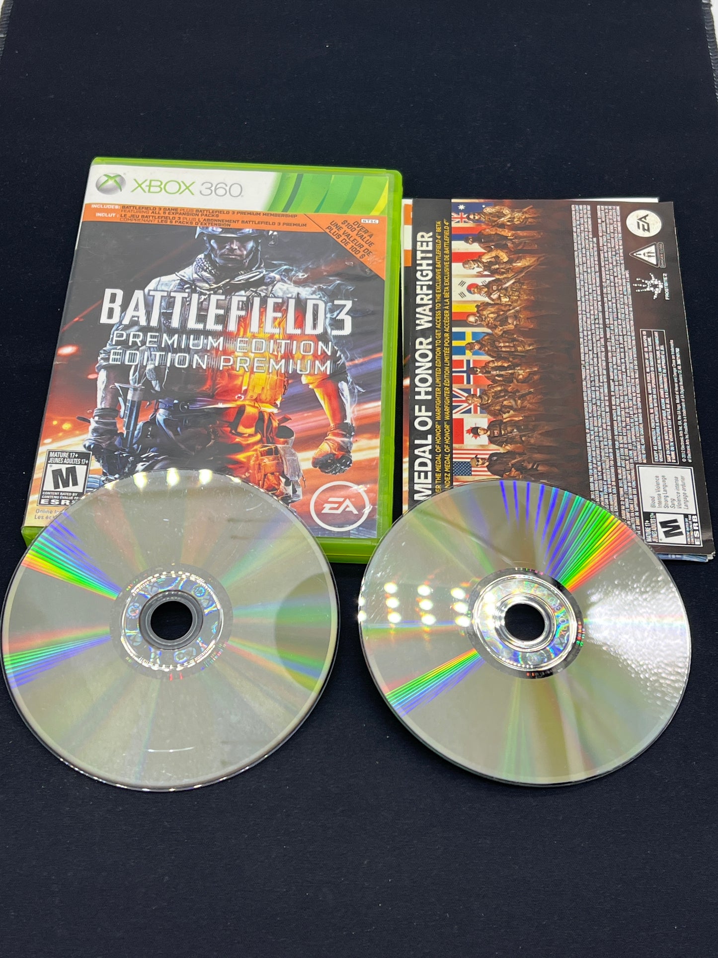Auction Lot 174: XBOX 360 Battlefield 3 Premium Edition CIB