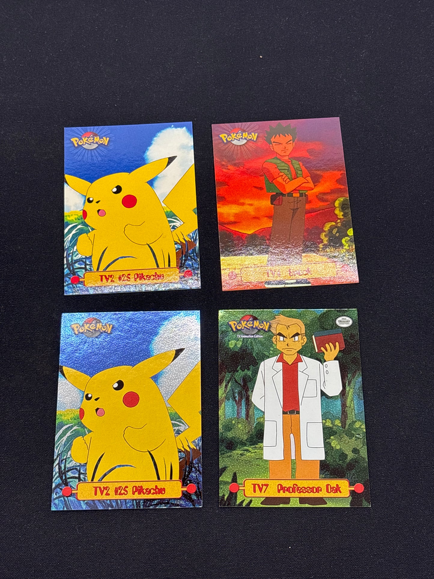 Auction Lot 65: Pokémon Topps Foil Lot of 4 Conditions Vary