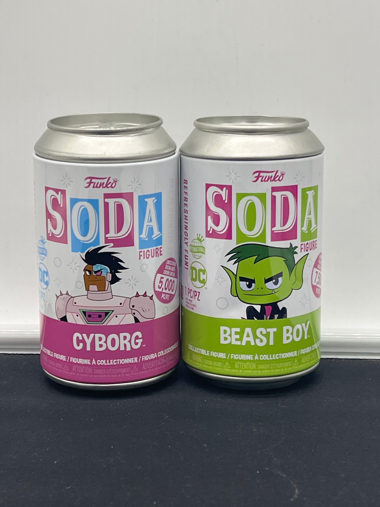 Auction Lot 133: Funko Soda Lot of 2 Cyborg & Beast Boy