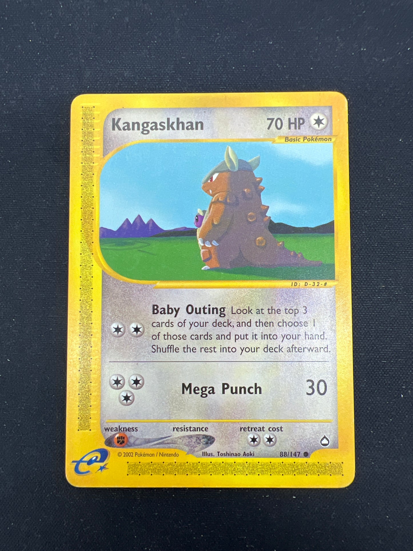 Auction Lot 141: Pokemon Cards Kangaskhan Aquapolis Conditions Vary