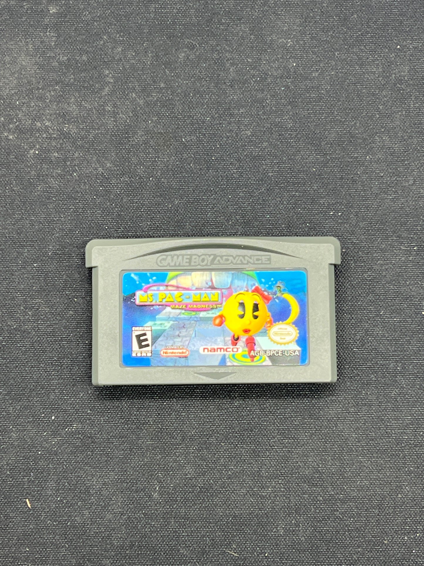 Auction Lot 215: Gameboy Advance Ms. Pacman Maze Madness Cartridge Only