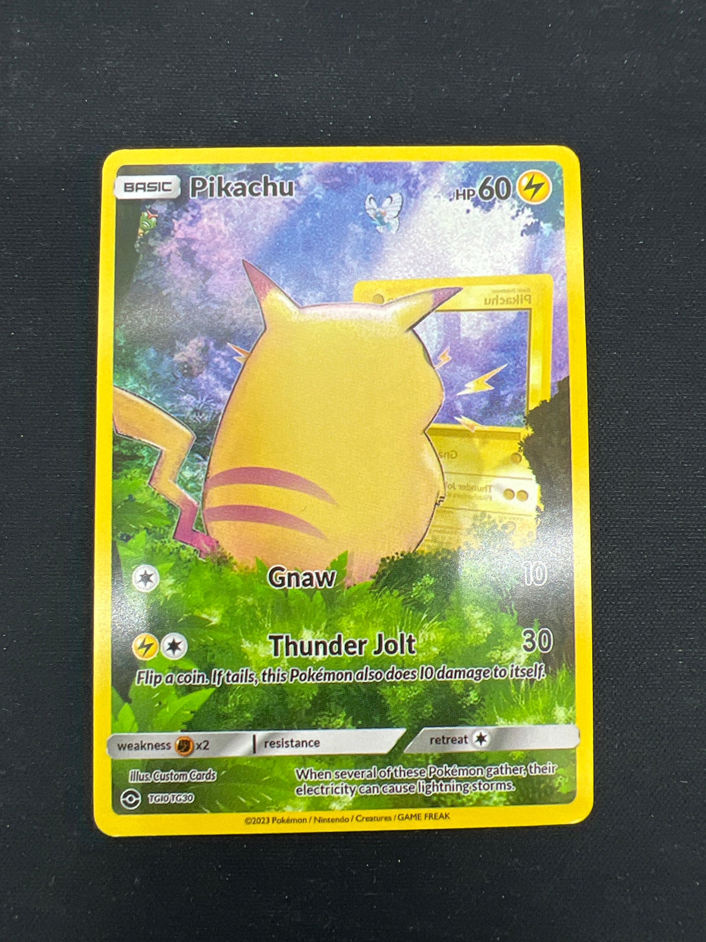 Auction Lot 295: Pokemon Cards CUSTOM Pikachu Conditions Vary