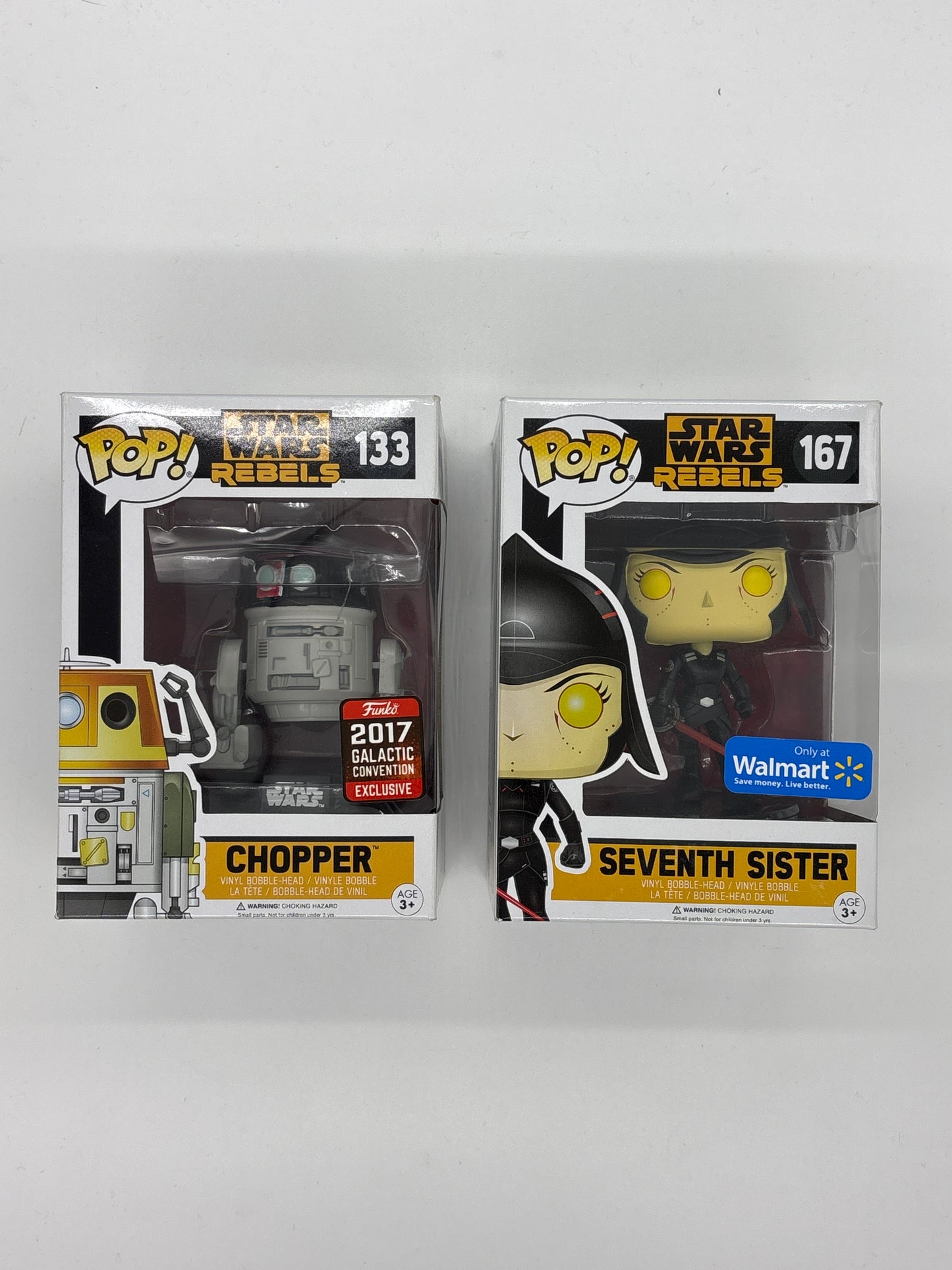 Auction Lot 168: Pop Funko Star Wars Rebels Series 133 167 Lot