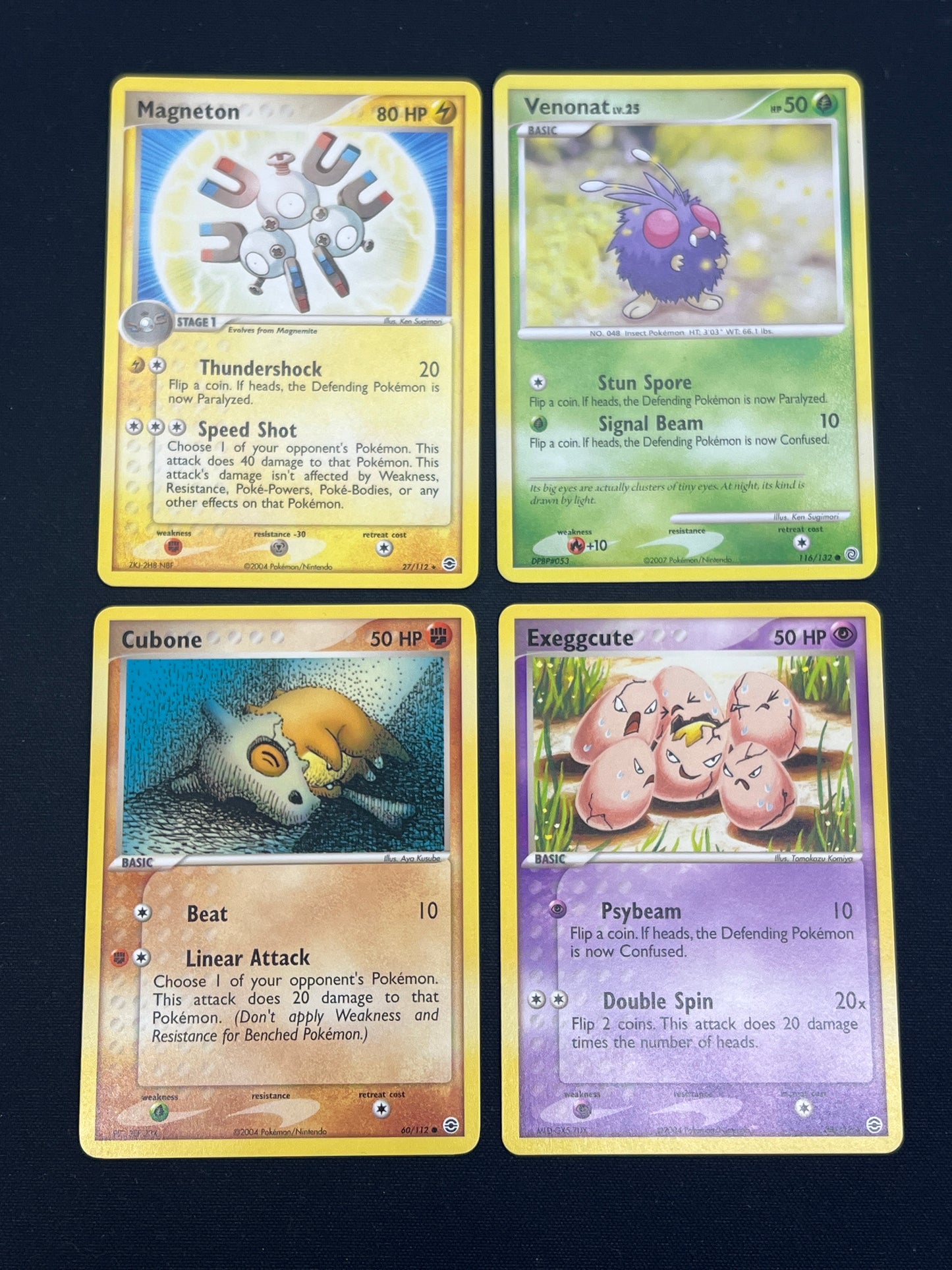 Auction Lot 231: Pokemon Cards Assorted Lot of 4 Mid Era Commons Uncommons Conditions Vary