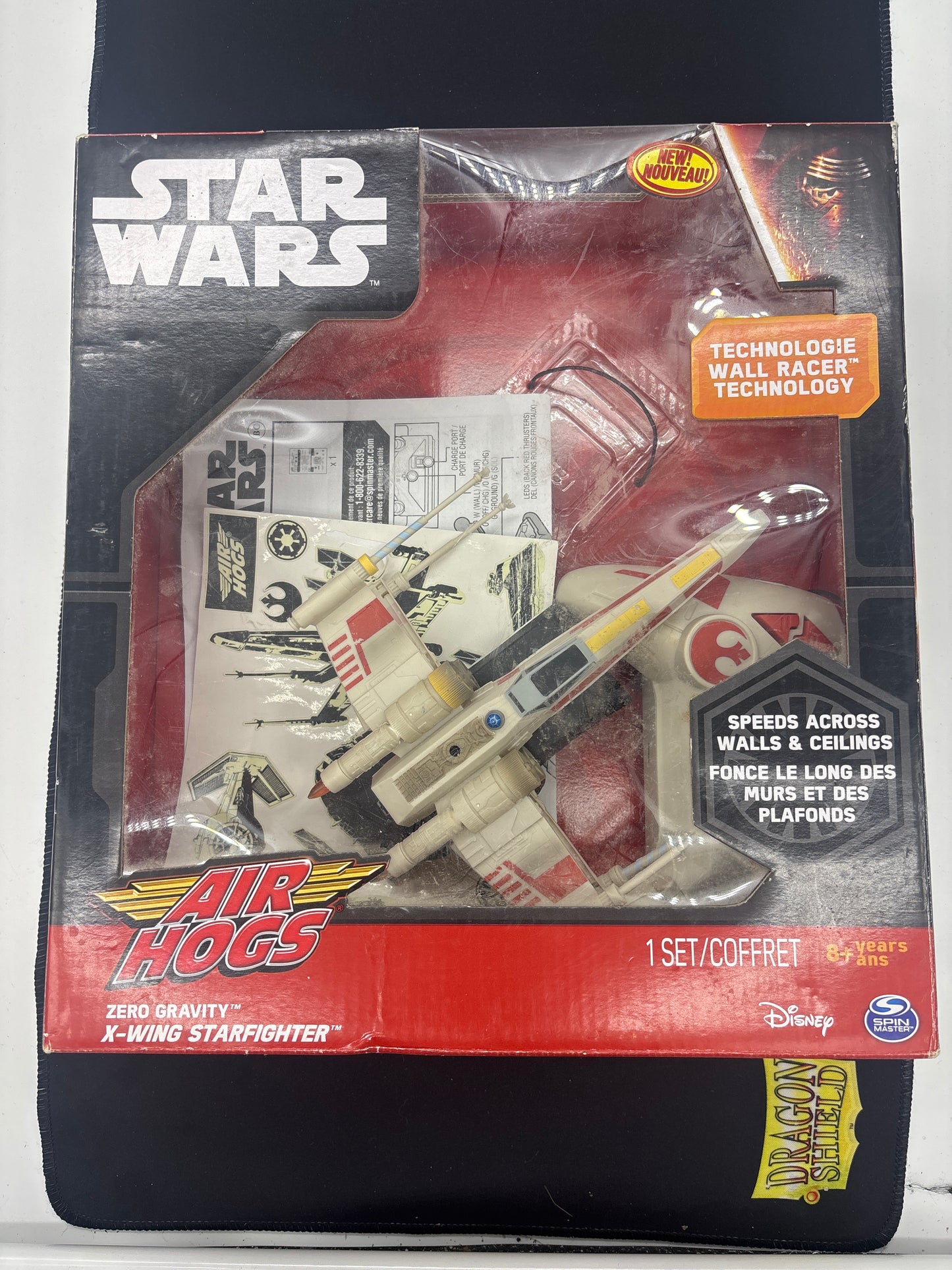 Auction Lot 104: Star Wars Air Hogs Zero Gravity X-Wing Starfighter RC Vehicle