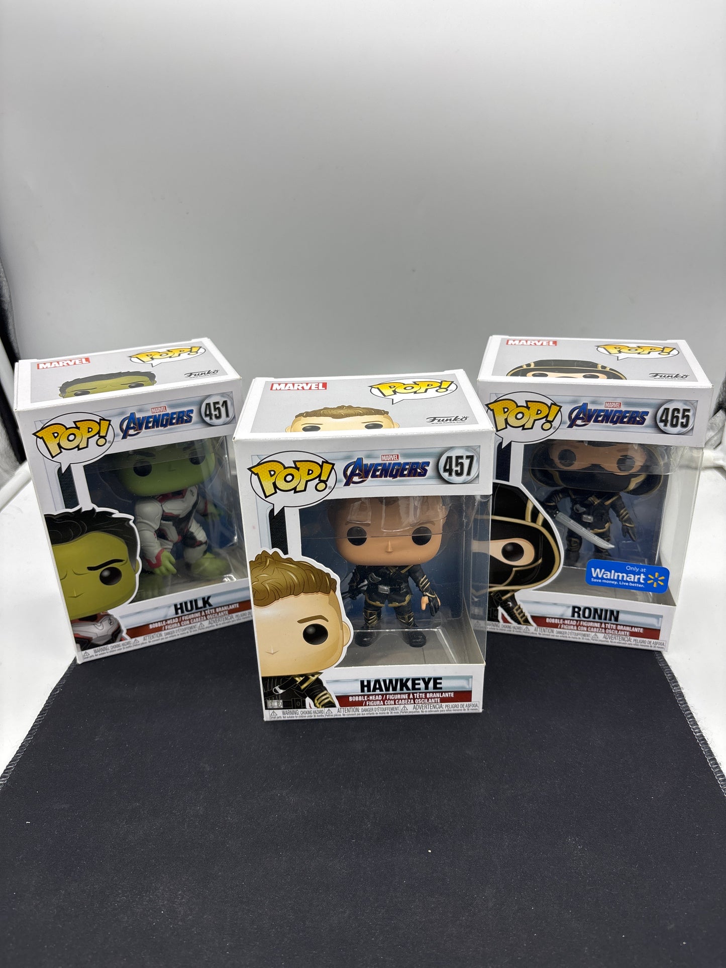 Auction Lot 64: POP Funko Avengers Lot 2 451 457 465 Figures