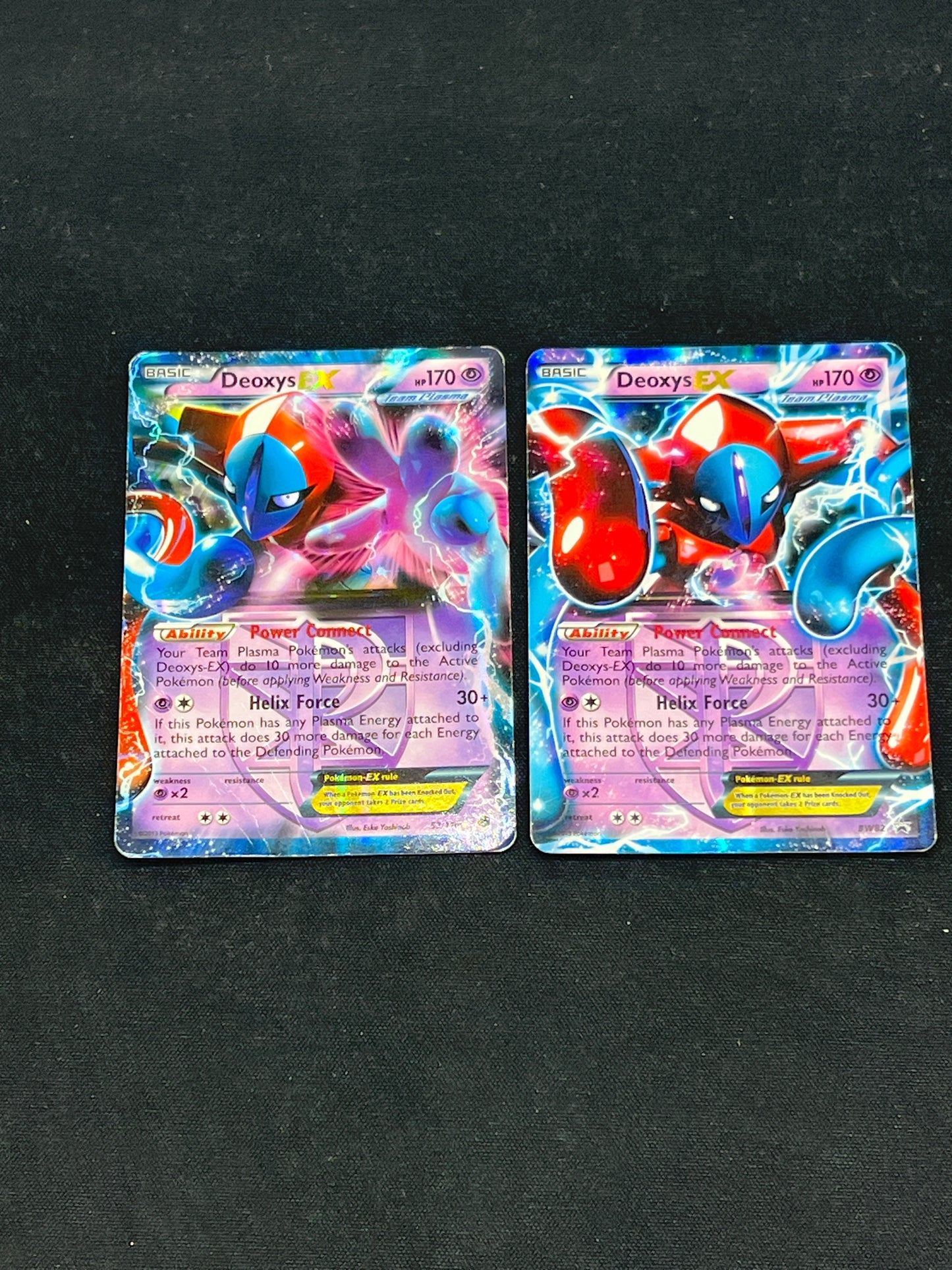 Auction Lot 24: Pokemon Cards Deoxys EX BW Era Conditions Vary