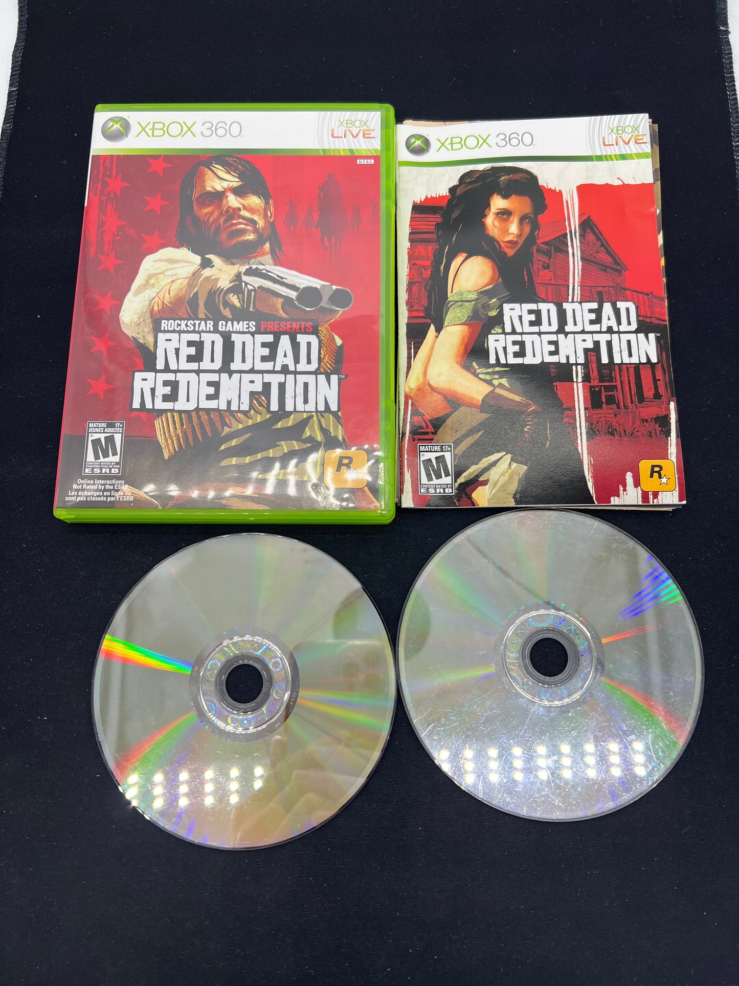 Auction Lot 202: XBOX 360 Red Dead Redemption CIB 2 Game Discs Included