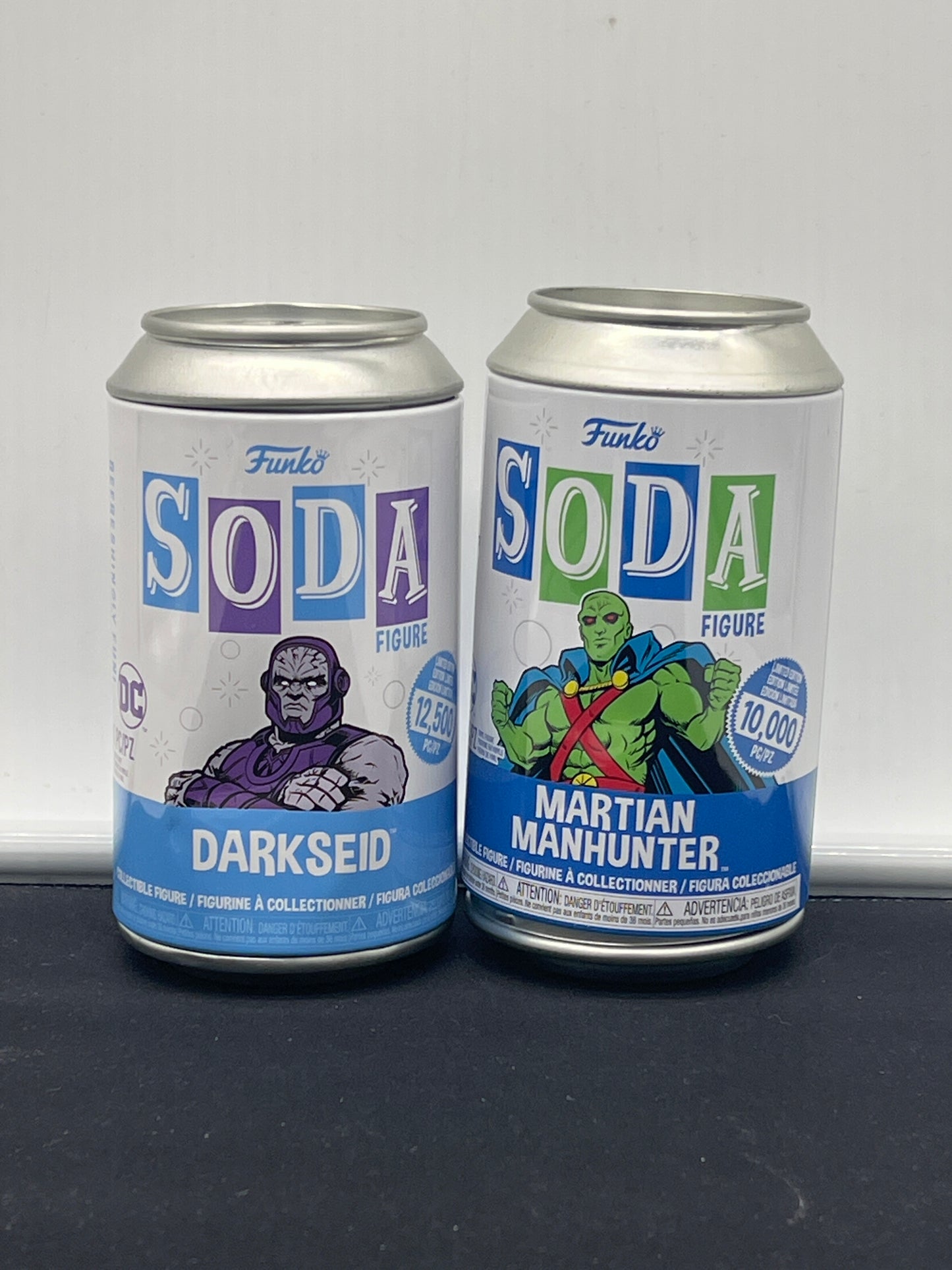 Auction Lot 127: Funko Soda Lot of 2 Darkseid & Martian Manhunter