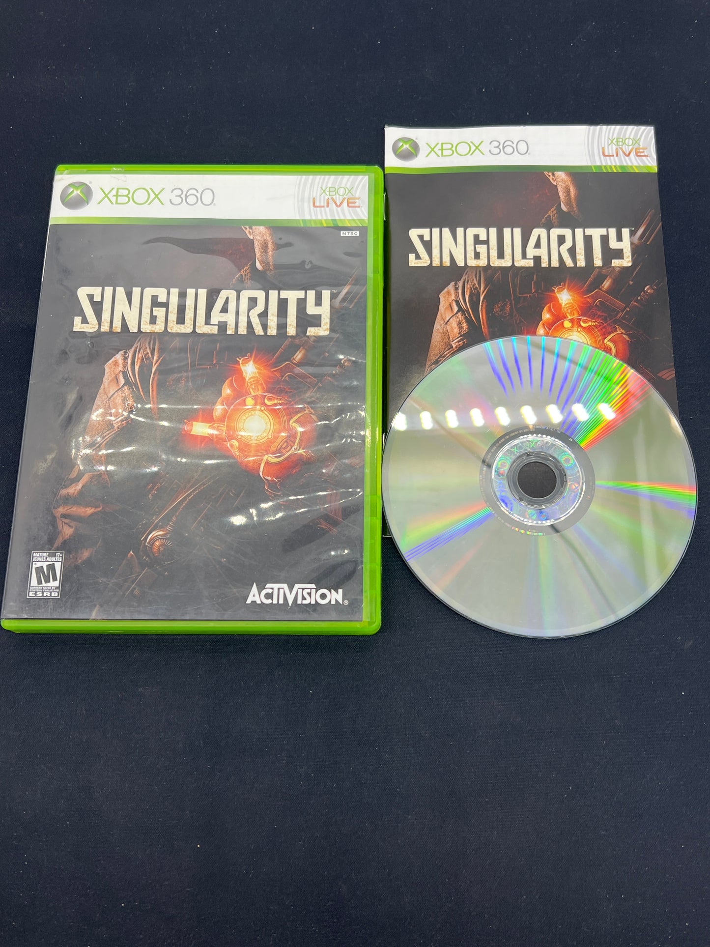 Auction Lot 198: XBOX 360 Video Game Singularity CIB