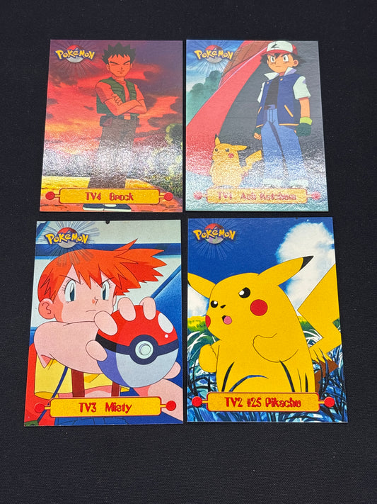 Auction Lot 103: Pokemon Cards Lot of 4 Assorted Topps Conditions Vary