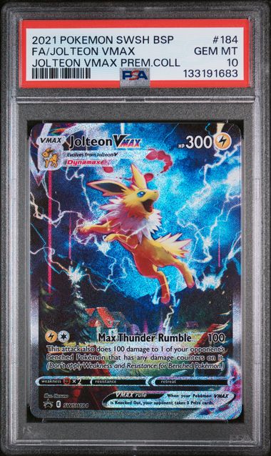 Jolteon VMax FA PSA 10