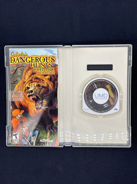 Auction Lot 376: Cabela’s Dangerous Hunts Video Game PSP CIB