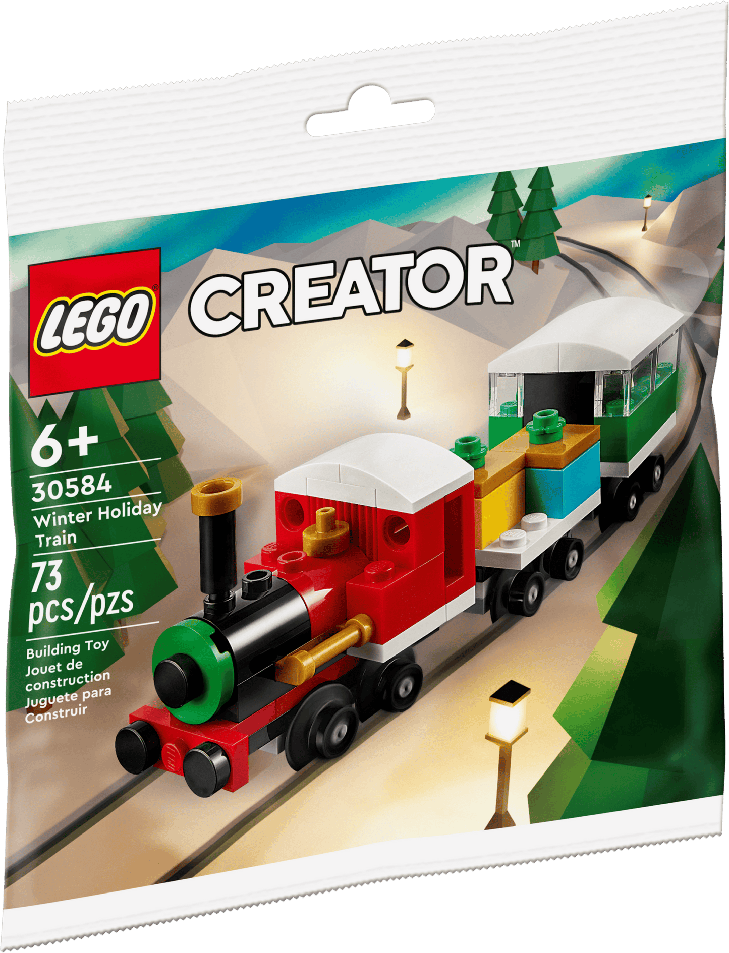 30584 Winter Holiday Train Polybag