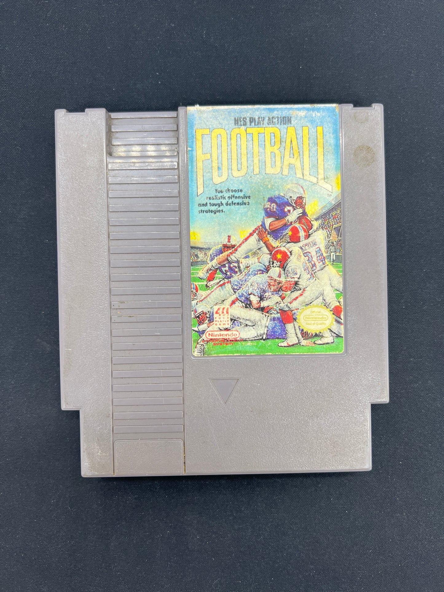 Auction Lot 90: NES Video Game Play Action Football Loose