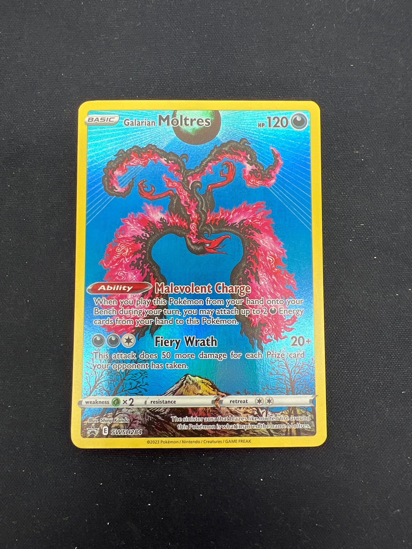 Auction Lot 227: Pokemon Cards Galarian Moltres SWSH Promo Conditions Vary