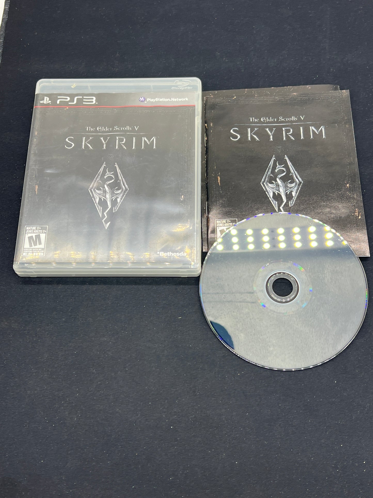 Auction Lot 130: Playstation3 Elder Scroll V Skyrim CIB