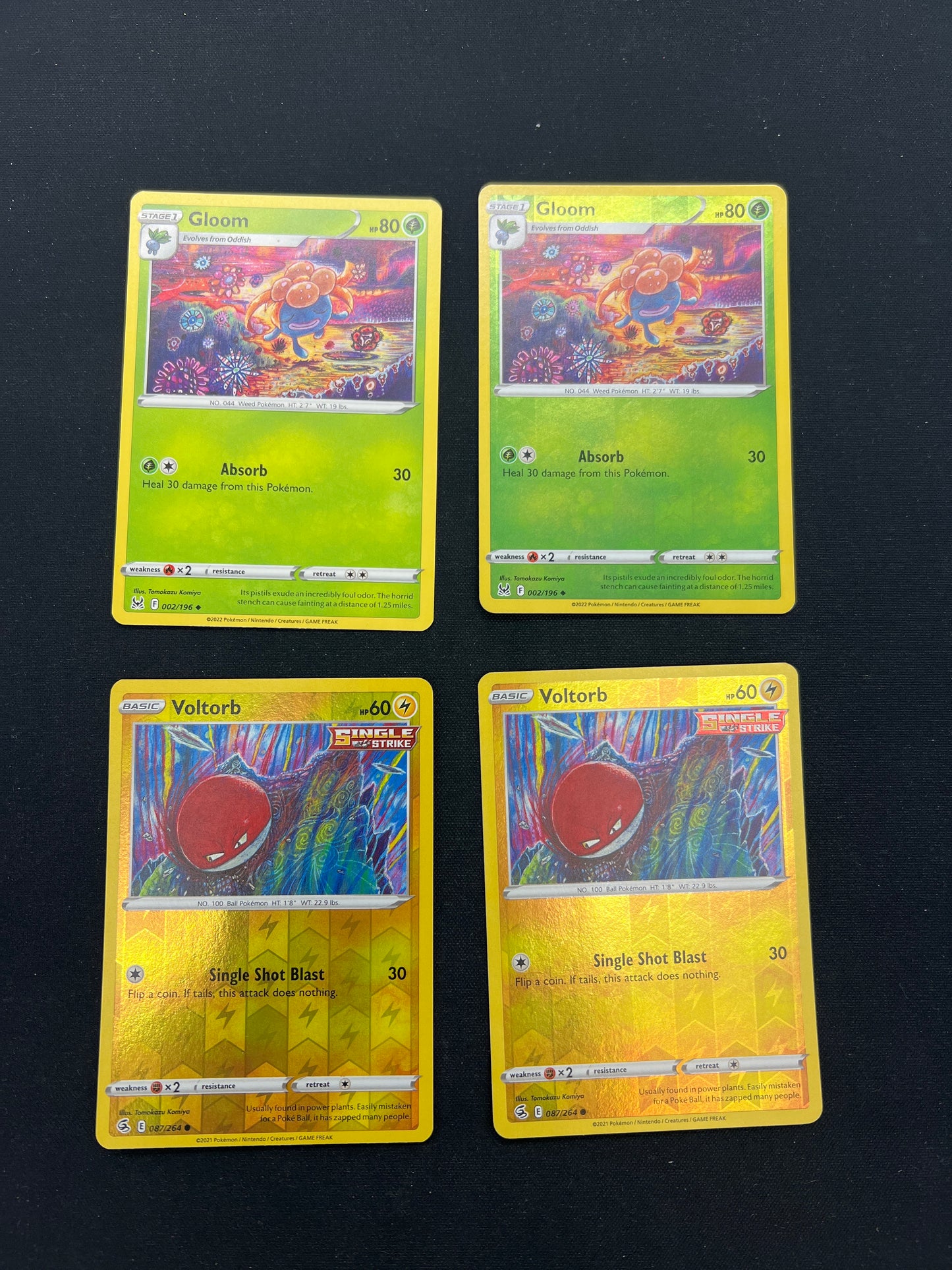 Auction Lot 467: Pokémon Cards Lot of 4 Conditions Vary