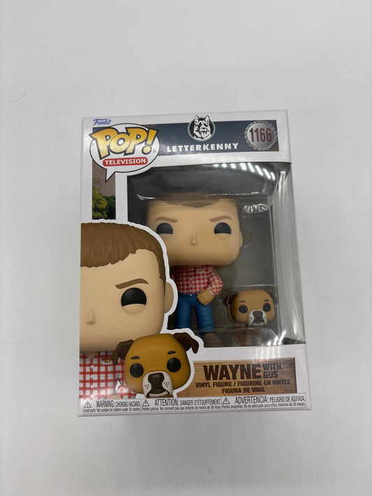Auction Lot 36: Pop Funko Letterkenny Wayne With Gus 1166