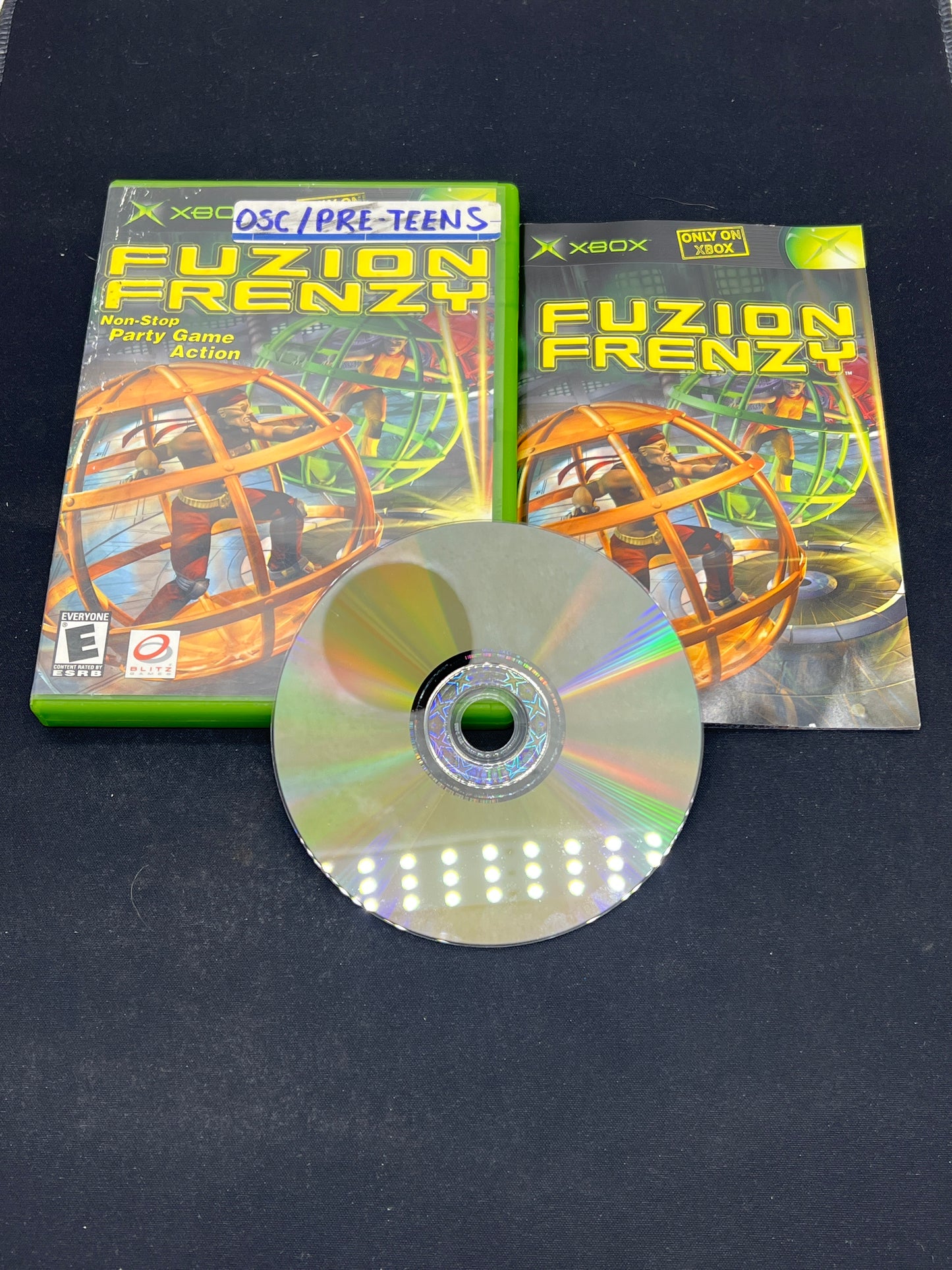 Auction Lot 64: XBOX Video Game Fuzion Frenzy CIB