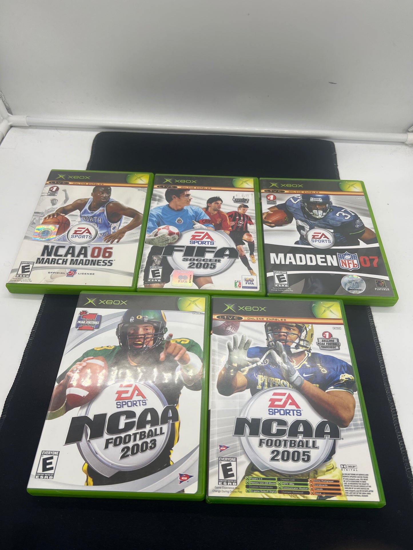 Auction Lot 84: XBOX Video Game Lot of 5 Assorted Sports Titles CIB