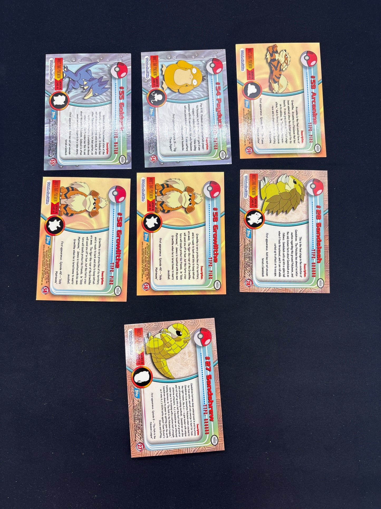 Auction Lot 91: Pokemon Topps Chrome Card Lot 6 Conditions Vary