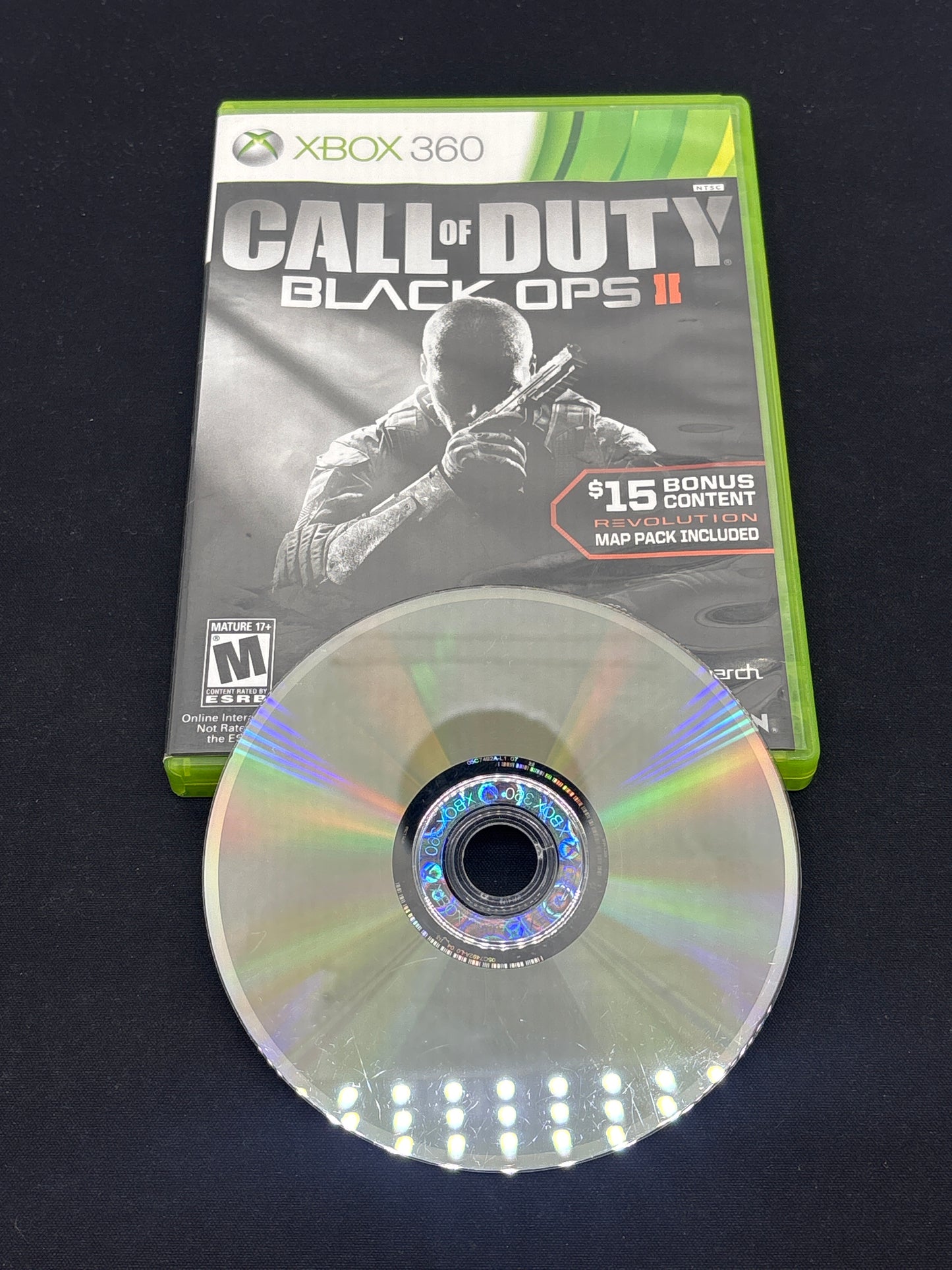 Auction Lot 207: XBOX 360 Video Game Lot of 3 Call of Duty World at War Black Ops