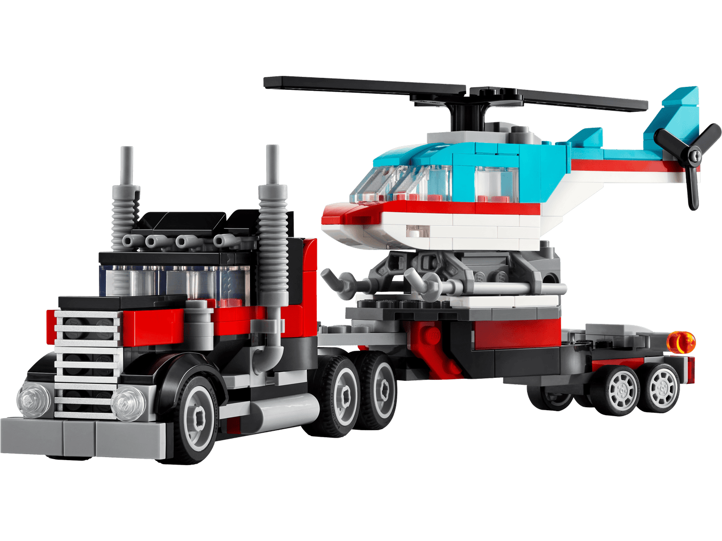 31146 Flatbed Truck with Helicopter