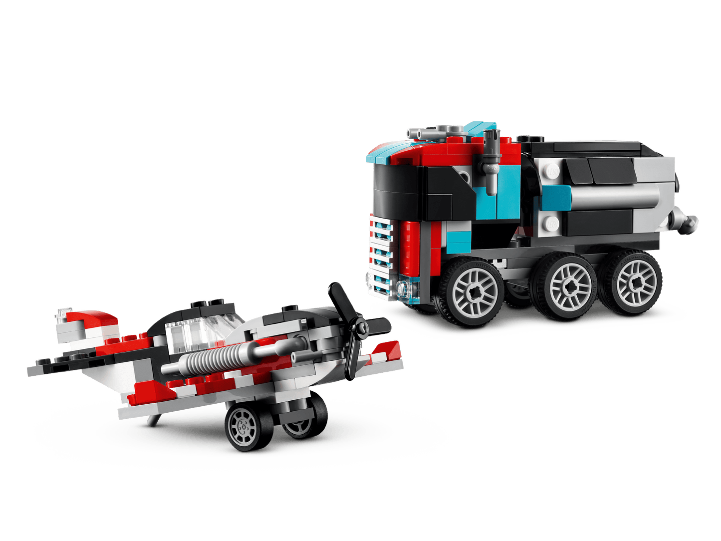31146 Flatbed Truck with Helicopter