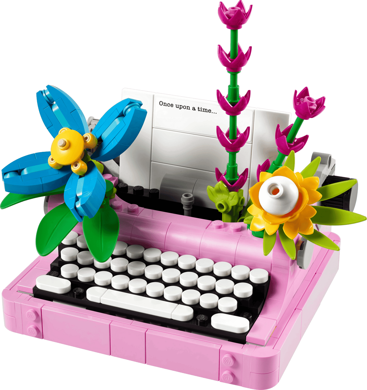 31169 Typewriter with Flowers