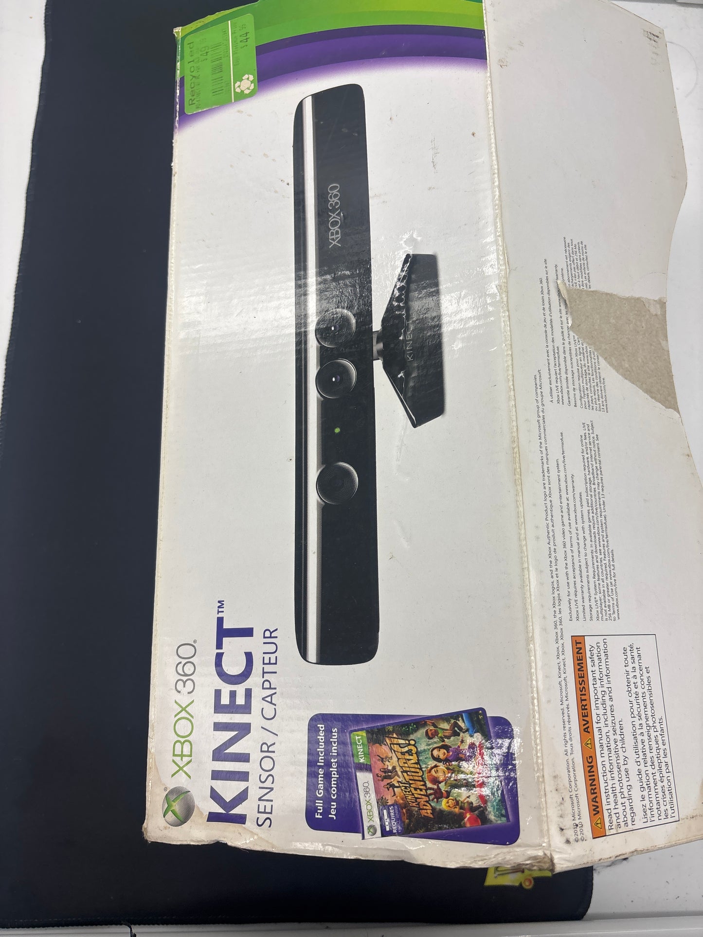 Auction Lot 105: XBOX 360 Kinect Sensor