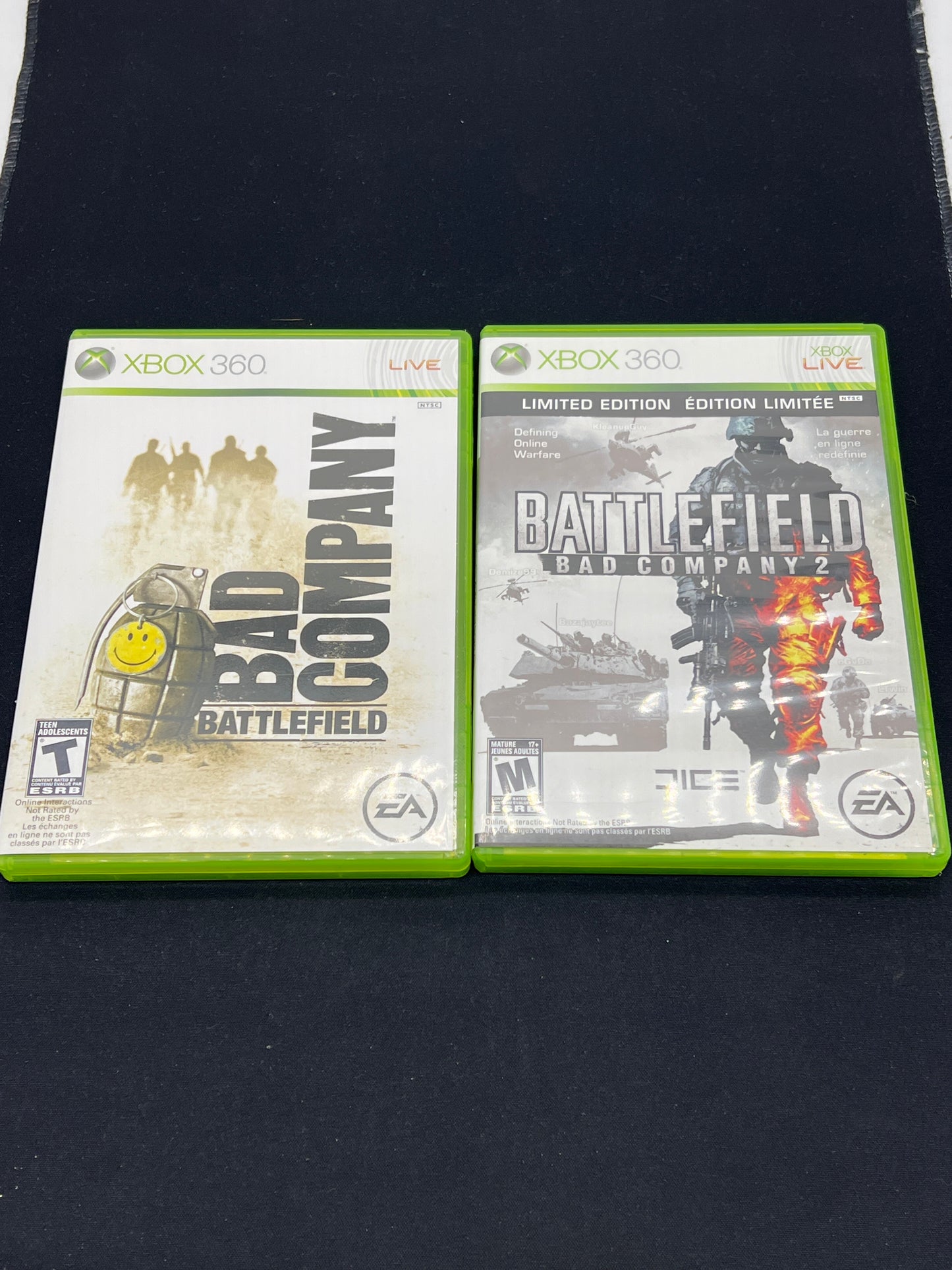 Auction Lot 210: XBOX 360 Video Game Lot of 2 Battlefield Bad Company