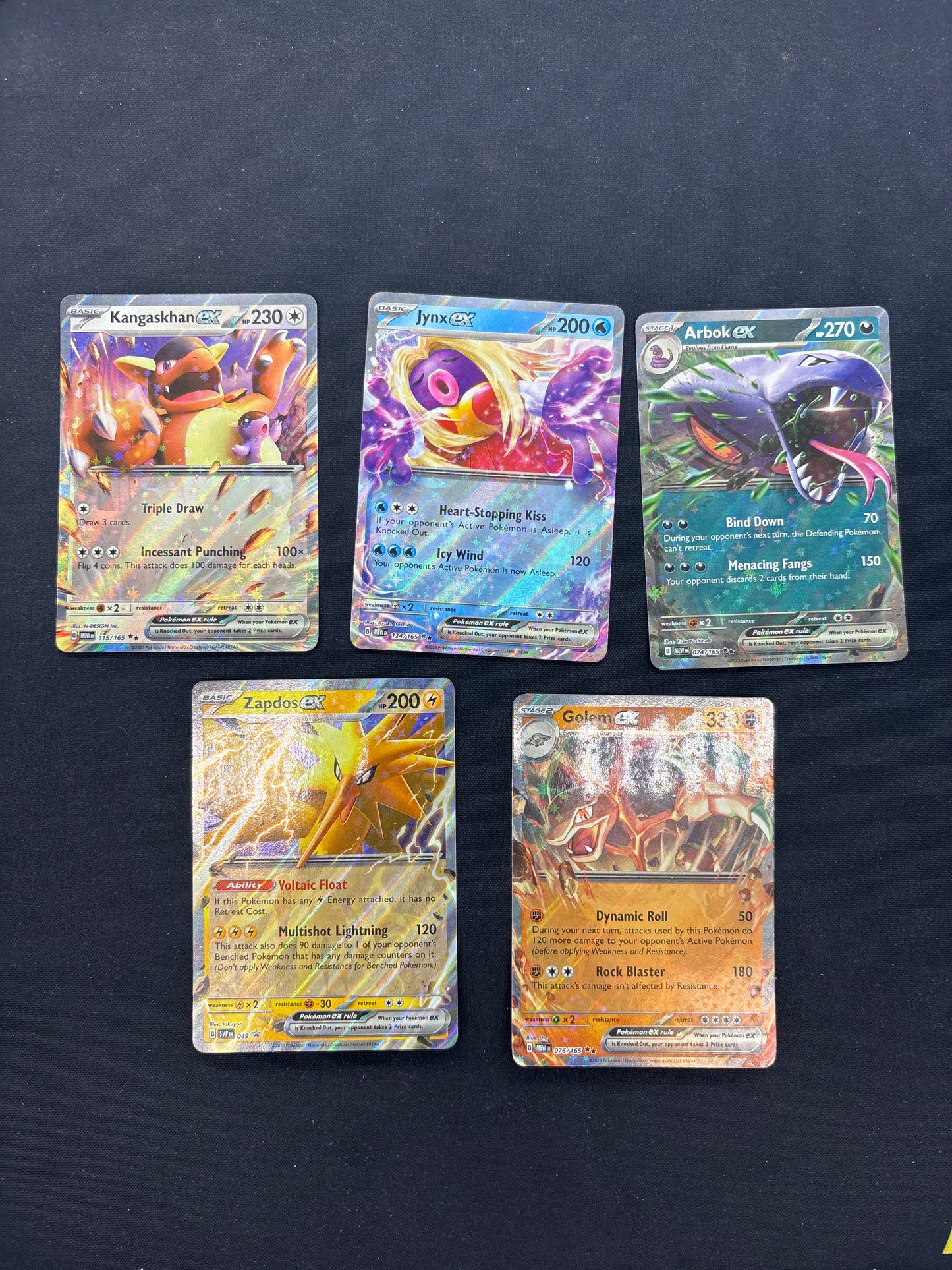 Auction Lot 277: Pokemon EX Card Lot 2 Conditions Vary
