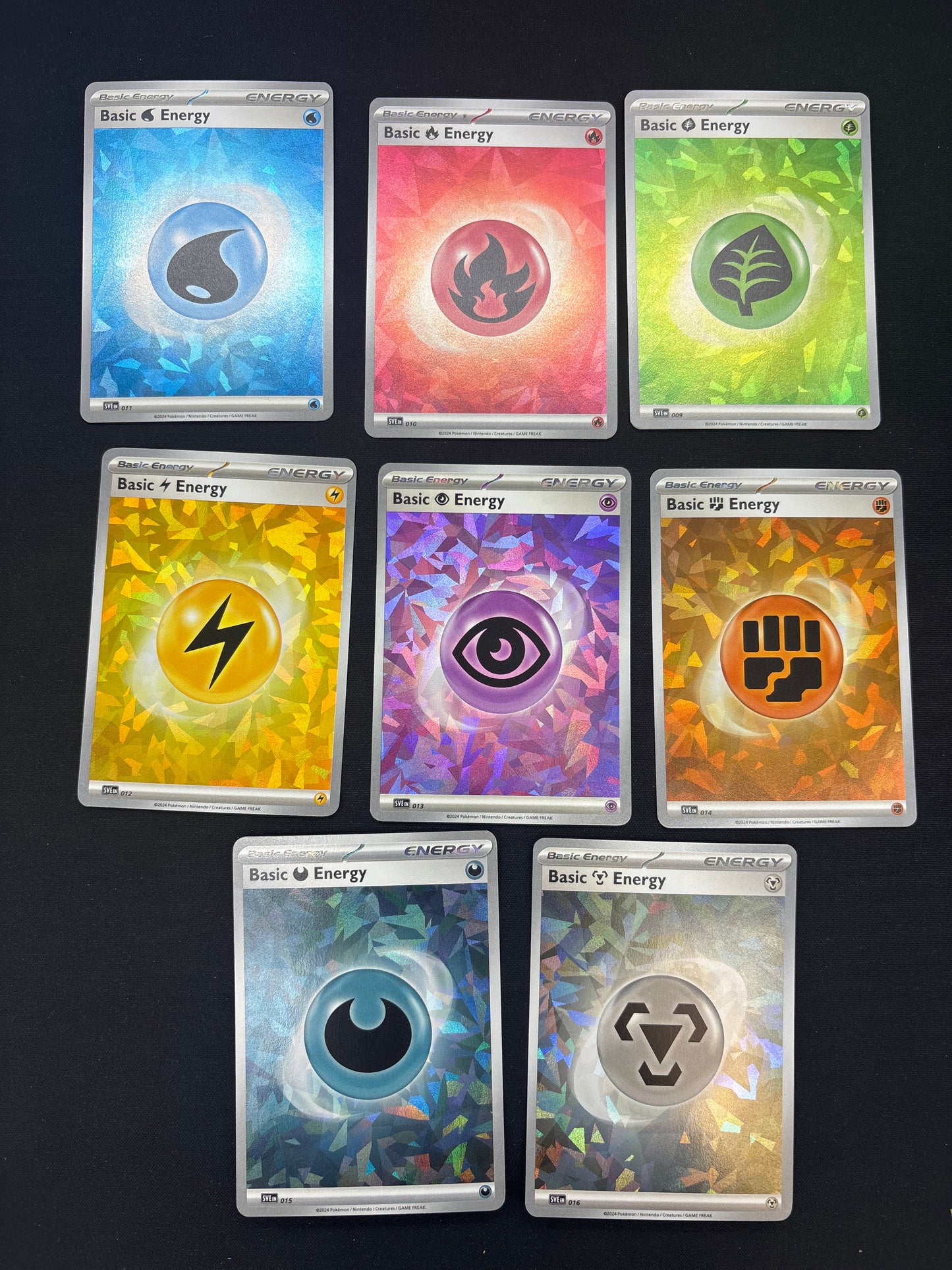 Auction Lot 71: Pokemon Holo Energy Card Lot 3 Conditions Vary